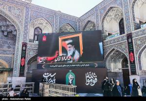 مشهدالرضا در آستانه تشییع پیکر رهبر شهید انقلاب +عکس
