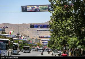 مشهدالرضا در آستانه تشییع پیکر رهبر شهید انقلاب +عکس