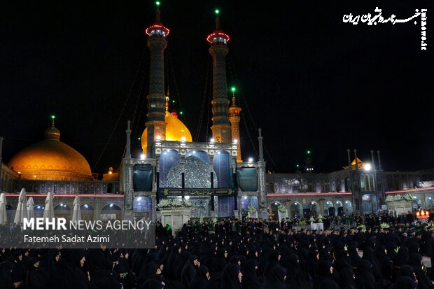 قوای سه گانه بزرگداشت رهبر شهید را در حرم بانوی کرامت برگزار می کنند
