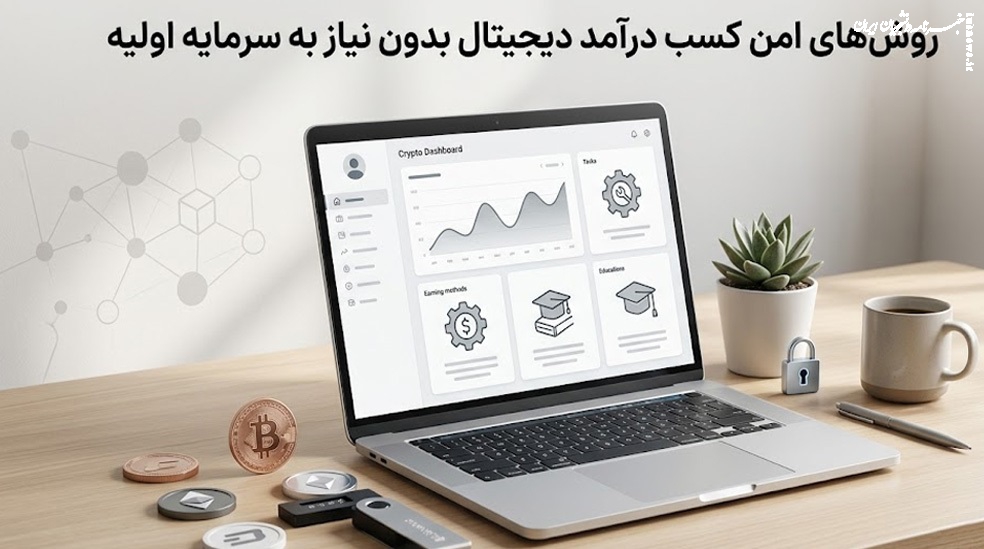 آموزش و معرفی روش های امن کسب درآمد دیجیتال بدون نیاز به سرمایه اولیه