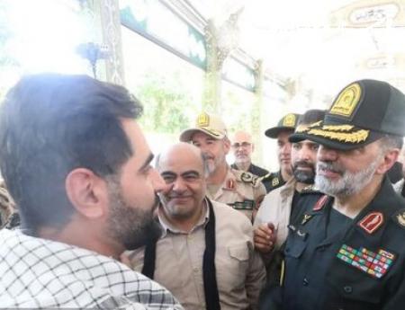 بازدید سردار رادان از مرز خسروی