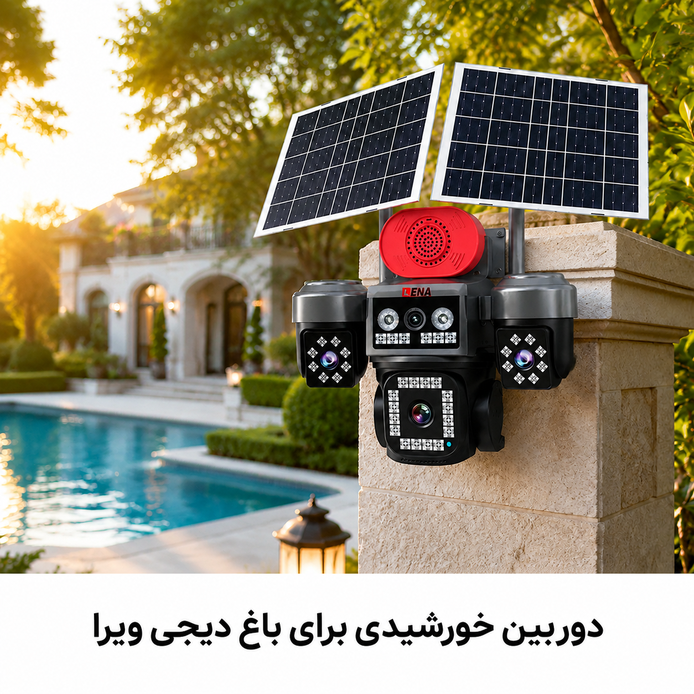 راهنمای خرید بهترین دوربین خورشیدی برای باغ و ویلا از فروشگاه دیجی ویرا