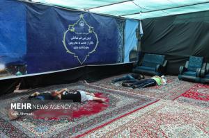 آماده‌سازی مواکب برای میزبانی از زائران رضوی +عکس