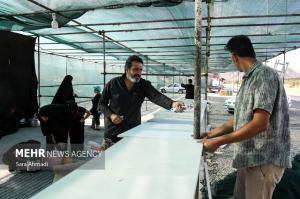 آماده‌سازی مواکب برای میزبانی از زائران رضوی +عکس