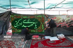 آماده‌سازی مواکب برای میزبانی از زائران رضوی +عکس