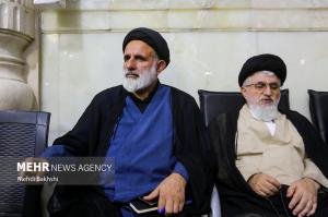 مراسم چهلم تدفین رهبر شهید انقلاب در قم +عکس