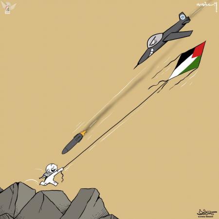 بادبادک های کودکان غزه تهدید نیست