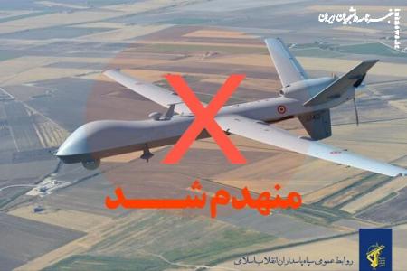 یک فروند پهپاد MQ۹ در شرق تنگه هرمز منهدم شد