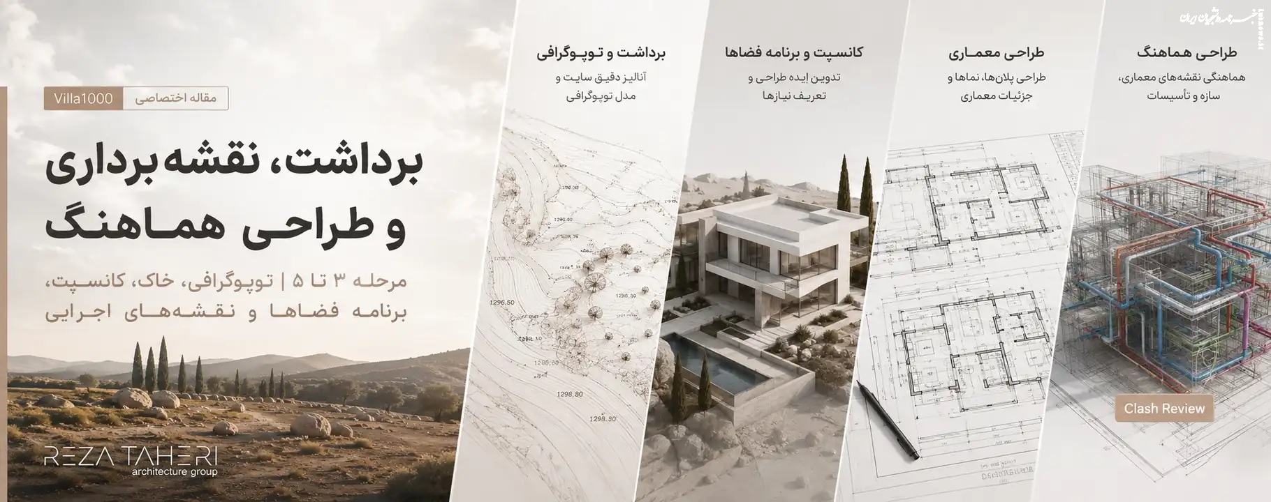 از زمین خام تا ویلای قابل اجرا؛ ۷ تصمیم قبل از شروع پروژه
