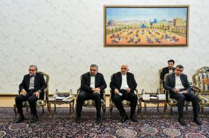 دیدار مسئول ارتباطات اسلامی جنبش حماس با قالیباف +عکس