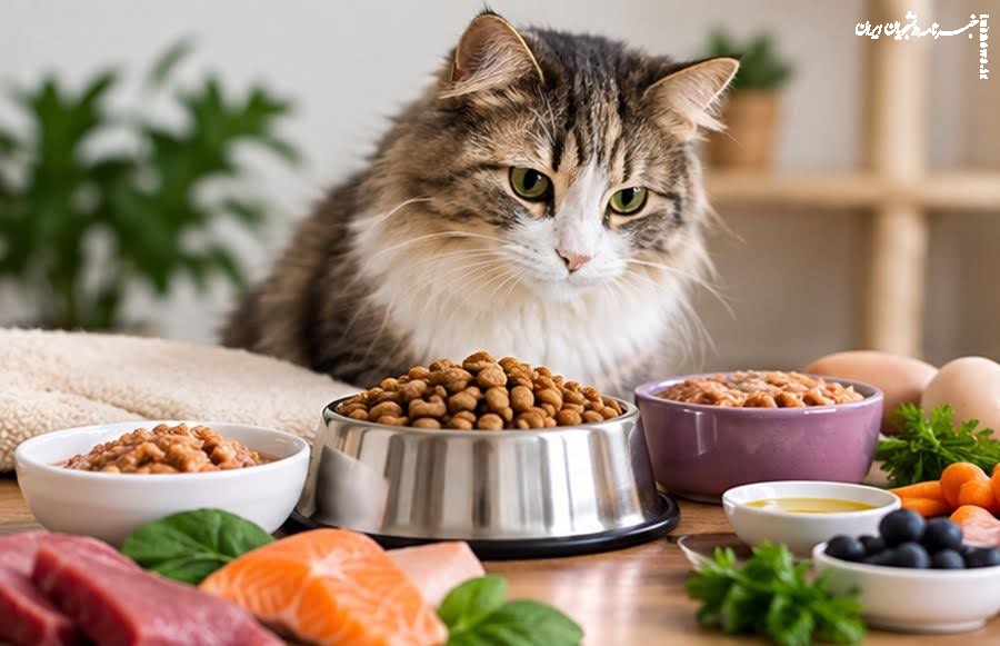 نکات انتخاب غذا مخصوص گربه های خانگی