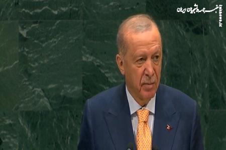 اردوغان: غزه بزرگترین گورستان کودکان است؛ «جزیره ثبات» هستیم