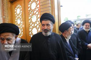 مراسم بزرگداشت آیت‌الله شبیری زنجانی در قم +عکس