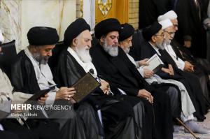 مراسم بزرگداشت آیت‌الله شبیری زنجانی در قم +عکس
