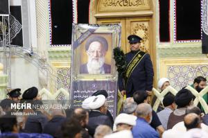 مراسم بزرگداشت آیت‌الله شبیری زنجانی در قم +عکس