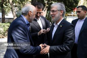 مراسم روز پرچم در دانشگاه تهران +عکس