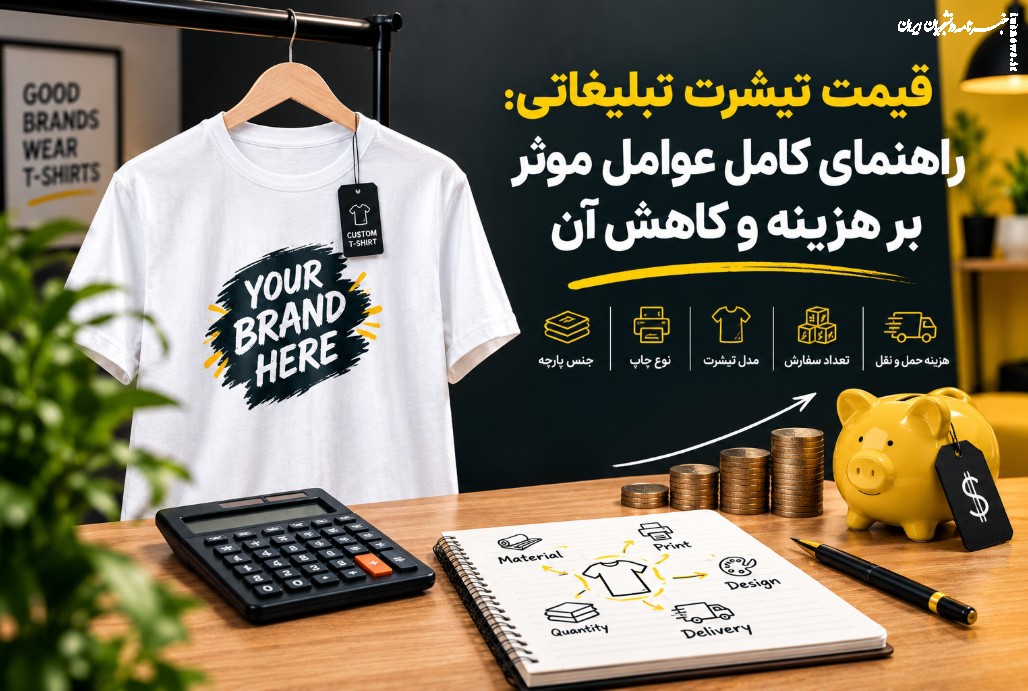 قیمت تیشرت تبلیغاتی: راهنمای کامل عوامل موثر بر هزینه و کاهش آن