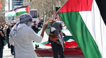 VIDEO: Pro-Palestinian activists disrupted a tech. summit