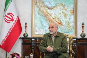 دیدار فرمانده و اعضای ستاد فرماندهی انتظامی کشور با قالیباف +عکس
