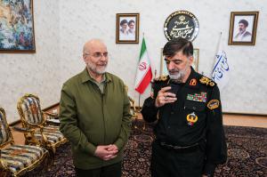 دیدار فرمانده و اعضای ستاد فرماندهی انتظامی کشور با قالیباف +عکس