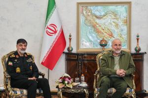 دیدار فرمانده و اعضای ستاد فرماندهی انتظامی کشور با قالیباف +عکس