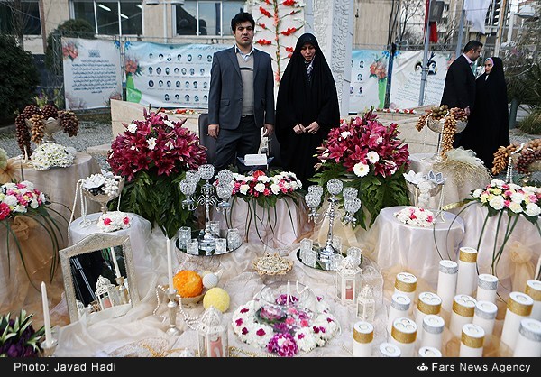بدرقه زوج های دانشجو دانشگاه امیر کبیر به مشهد مقدس