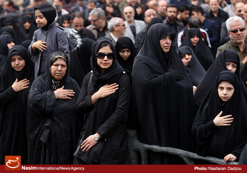 تجمع عزاداران فاطمی در میدان هفت‌تیر
