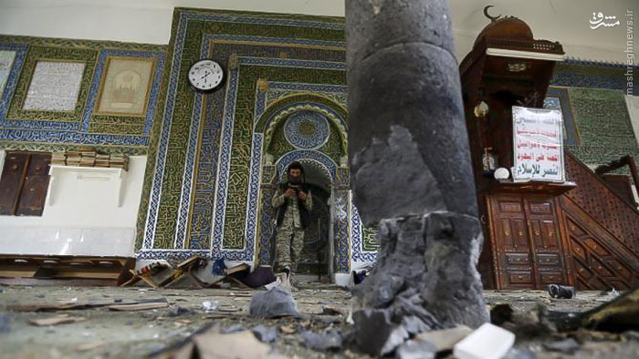 انفجار در مسجد صنعا+ عکس