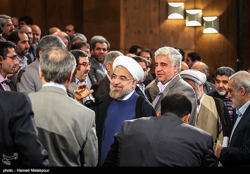 حضور روحانی در دانشگاه تهران