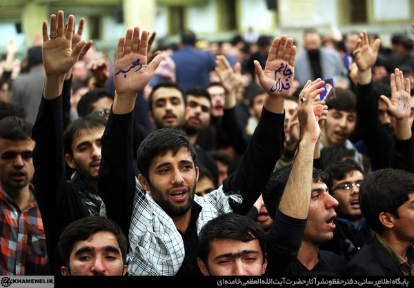  مراسم عزاداری اربعین حسینی(ع) در حضور رهبر انقلاب برگزار شد