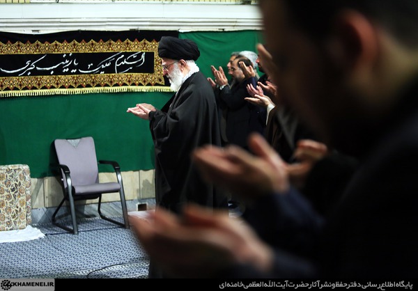  مراسم عزاداری اربعین حسینی(ع) در حضور رهبر انقلاب برگزار شد