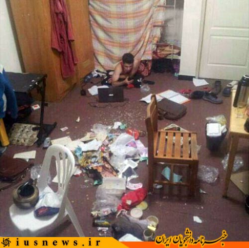 بمب گذاری در یکی از خوابگاه‌ها