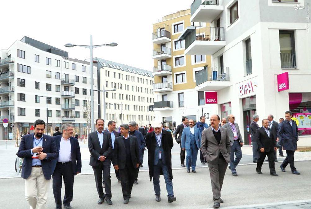 ذوق زدگی رئیس اتاق بازرگانی در سفر به وین +عکس