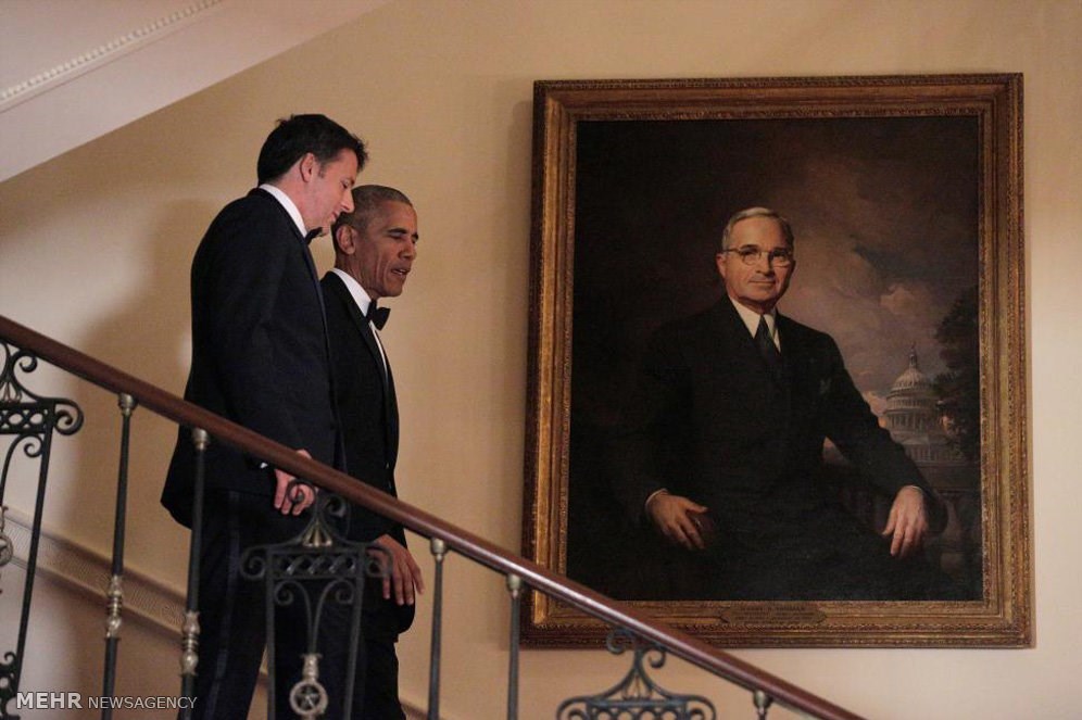 آخرین ضیافت اوباما‎ در کاخ سفید +عکس