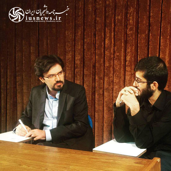 حضور  یاشار سلطانی در دفتر جنبش عدالتخواه دانشجویی +عکس