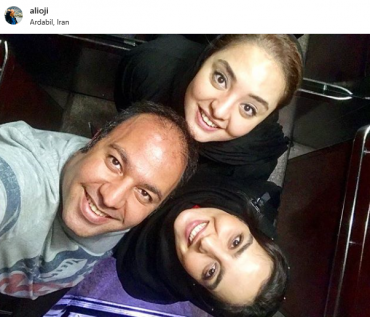 عکس جالب علی اوجی و همسرش