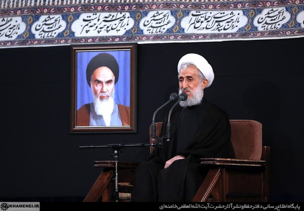 مراسم عزاداری شب اول بیت رهبری محرم ۹۷