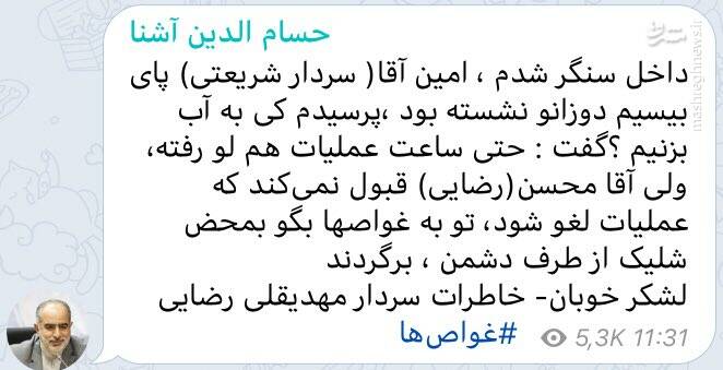 روایت جعلی آشنا از کربلای ۴