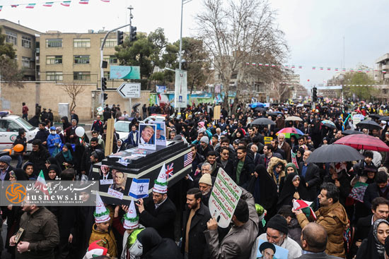 گزارش تصویری «خبرنامه دانشجویان ایران» از راهپیمایی ۲۲ بهمن