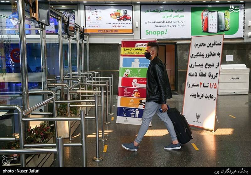 راه‌آهن تهران در روزهای کرونایی