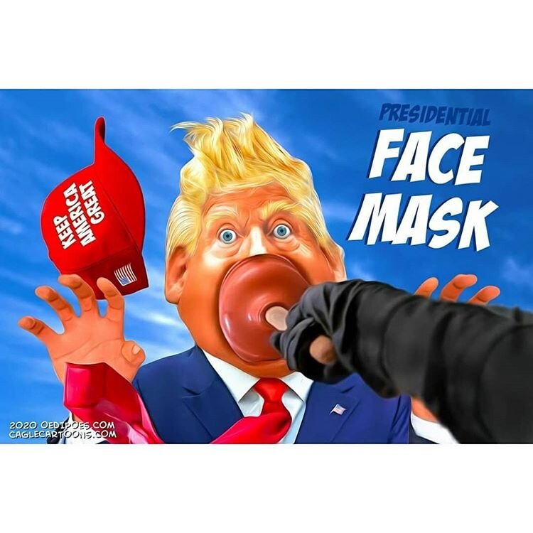 بالاخره ماسک مخصوص ترامپ پیدا شد!