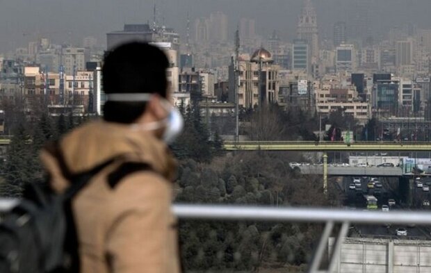 کاهش ناگهانی کیفیت هوا در تهران