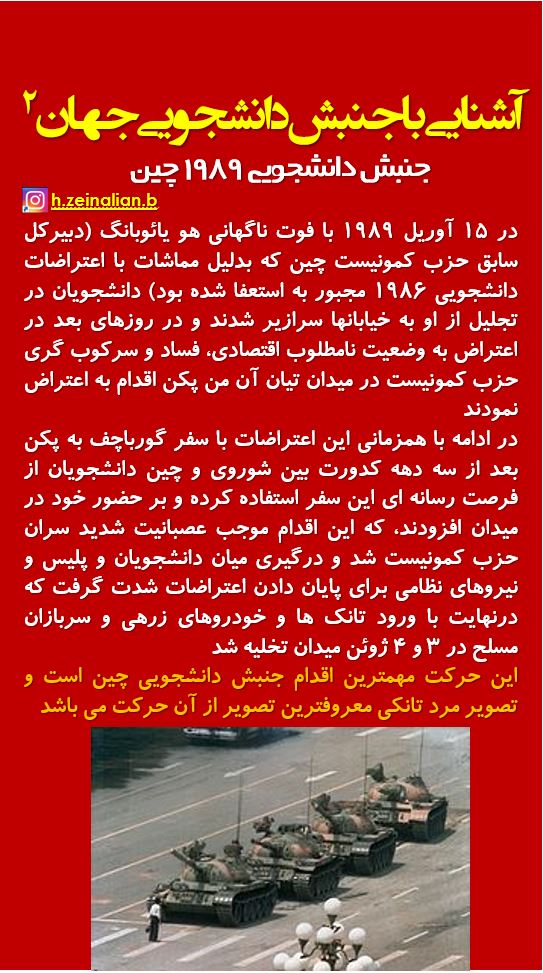 جنبش دانشجویی آوریل ۱۹۸۹ چین