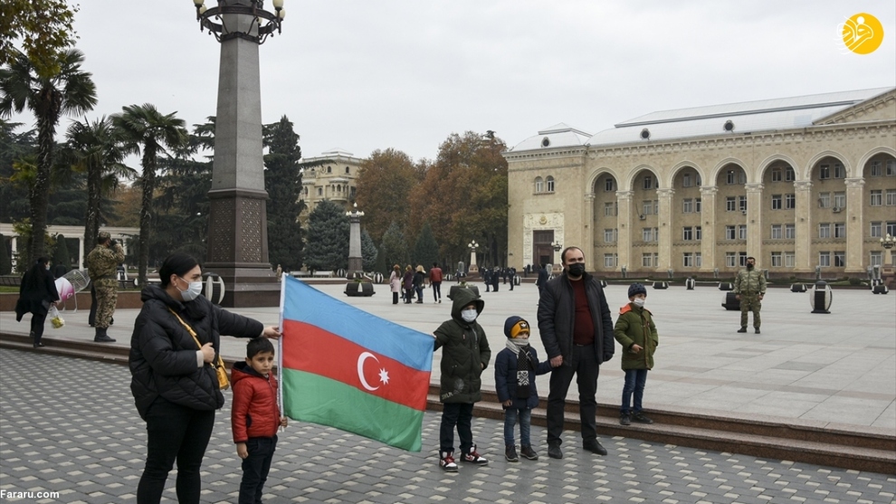 یادبود سربازان آذربایجانی کشته شده در جنگ قره باغ 