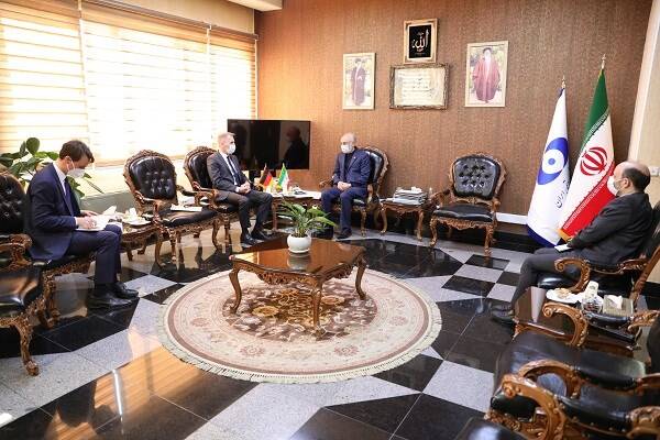 دیدار سفیر آلمان در تهران با رئیس سازمان انرژی اتمی