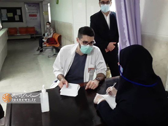 تزریق واکسن کرونا به دانشجویان دانشگاه علوم پزشکی ایران +عکس