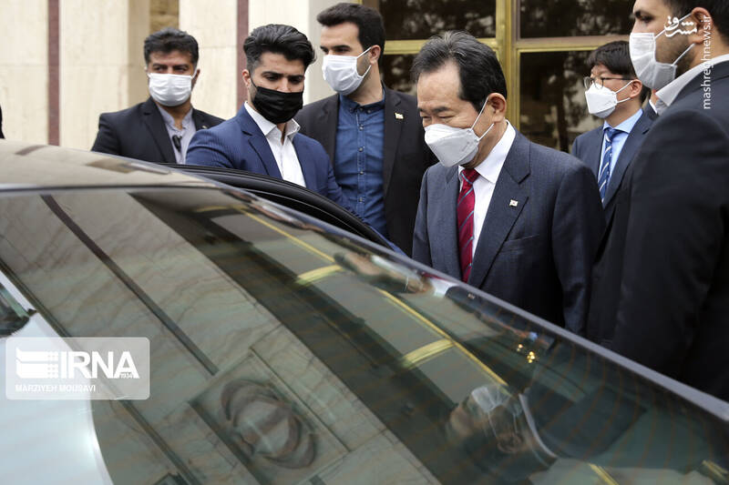 استقبال از نخست وزیر کره جنوبی در تهران + عکس