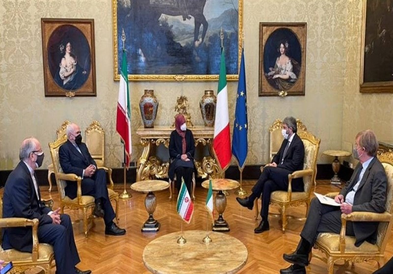 دیدار ظریف با رئیس مجلس نمایندگان ایتالیا 