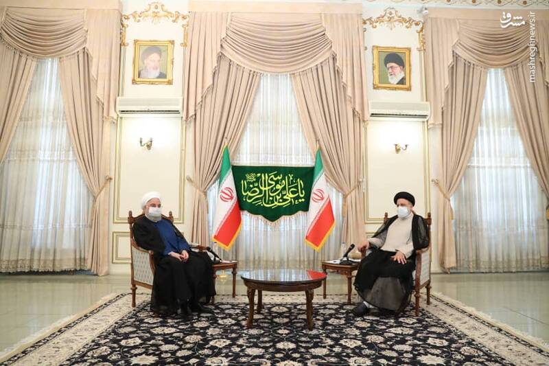 اولین دیدار روحانی با رئیسی پس از انتخابات