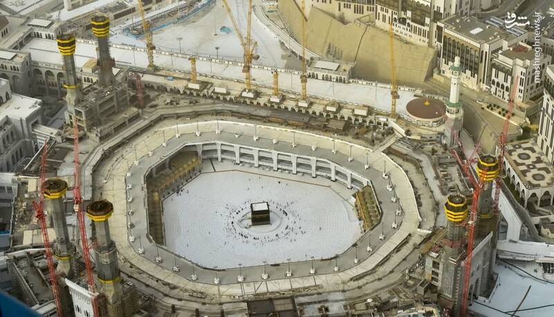 تصویر هوایی از این روزهای مکه